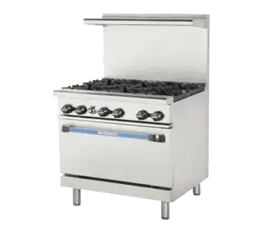 Turbo Air TAR-6 Range, 36" Restaurant, Gas