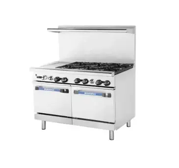 Turbo Air TARG-24G4B Range, 48" Restaurant, Gas