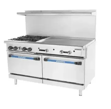 Turbo Air TARG-36G4B Range, 60" Restaurant, Gas