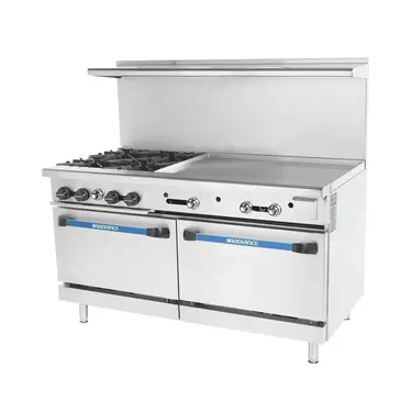 Turbo Air TARG-4B36G Range, 60" Restaurant, Gas