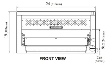 Turbo Air TASM-24 Salamander Broiler, Gas