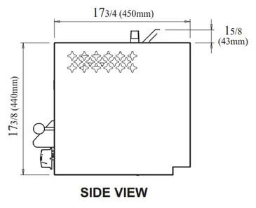 Turbo Air TASM-36 Salamander Broiler, Gas