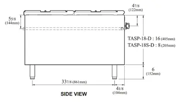 Turbo Air TASP-18-D Range, Stock Pot, Gas