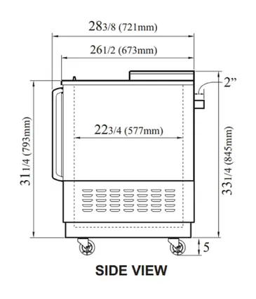 Turbo Air TBC-95SD-N Bottle Cooler