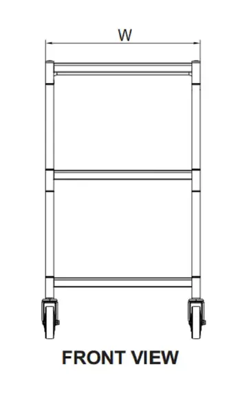 Turbo Air TBUS-1524 Utility Cart