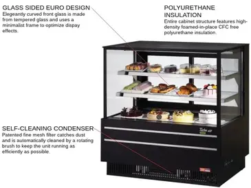 Turbo Air TCGB-36UF-W(B)-N Display Case, Refrigerated