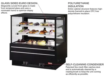 Turbo Air TCGB-48UF-W(B)-N Display Case, Refrigerated