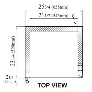 Turbo Air TGM-12SD-N6 Refrigerator, Merchandiser