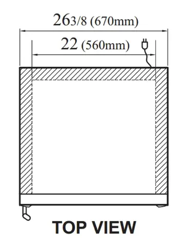 Turbo Air TGM-15SD-N6 Refrigerator, Merchandiser