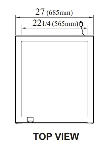 Turbo Air TGM-23SDH-N6 Refrigerator, Merchandiser