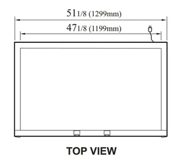 Turbo Air TGM-47SDH-N Refrigerator, Merchandiser