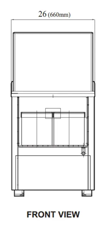 Turbo Air TIDC-26W-N Display Case, Dipping Ice Cream