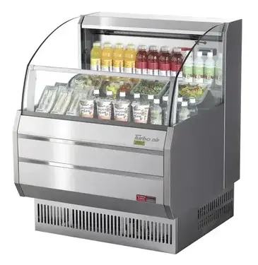 Turbo Air TOM-30SS-N Merchandiser, Open Refrigerated Display