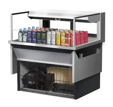 Turbo Air TOM-36L-UFD-S-1SI-N Display Case, Refrigerated, Drop In