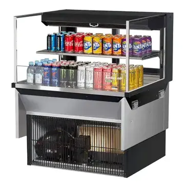 Turbo Air TOM-36L-UFD-W(B)-2SI-N Display Case, Refrigerated, Drop In