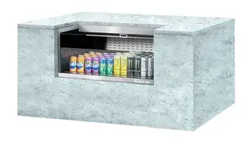 Turbo Air TOM-36UC-S-N Display Case, Refrigerated, Drop In