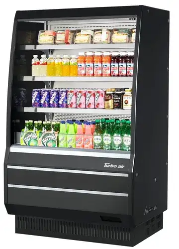 Turbo Air TOM-40MB-SP(-A)-N Merchandiser, Open Refrigerated Display