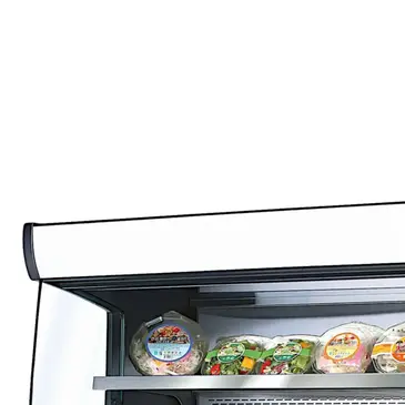 Turbo Air TOM-48DXB-N Merchandiser, Open Refrigerated Display