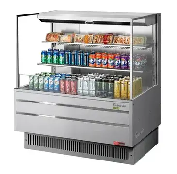 Turbo Air TOM-48L-UF-S-3S-N Merchandiser, Open Refrigerated Display