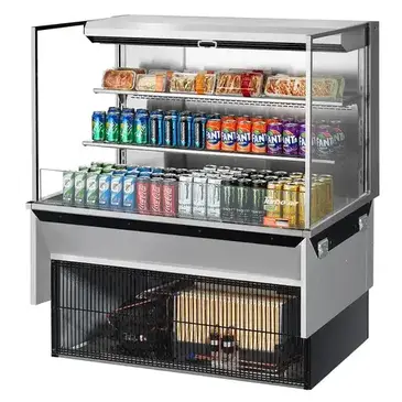 Turbo Air TOM-48L-UF-S-3SI-N Display Case, Refrigerated, Drop In