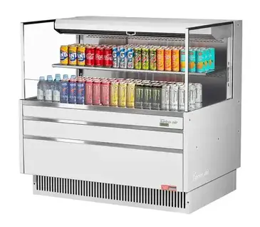 Turbo Air TOM-48L-UF-W(B)-2S-N Merchandiser, Open Refrigerated Display