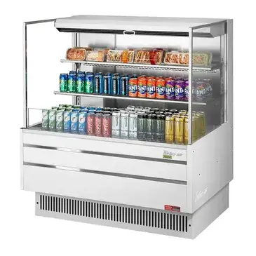 Turbo Air TOM-48L-UF-W(B)-3S-N Merchandiser, Open Refrigerated Display