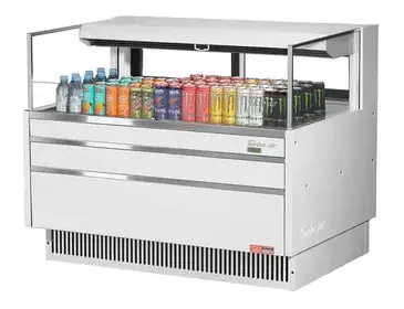 Turbo Air TOM-48L-UFD-W(B)-1S-N Merchandiser, Open Refrigerated Display