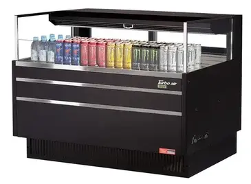 Turbo Air TOM-48L-UFD-W(B)-1S-N Merchandiser, Open Refrigerated Display