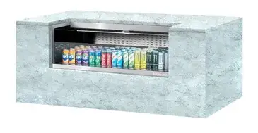 Turbo Air TOM-48UC-S-N Display Case, Refrigerated, Drop In