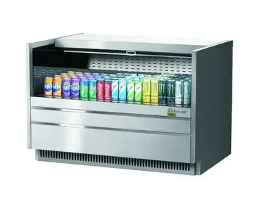 Turbo Air TOM-48UC-S-N Display Case, Refrigerated, Drop In