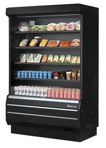 Turbo Air TOM-50B-SP(-A)-N Merchandiser, Open Refrigerated Display