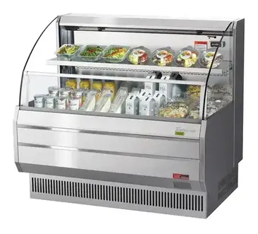 Turbo Air TOM-50LS-N Merchandiser, Open Refrigerated Display