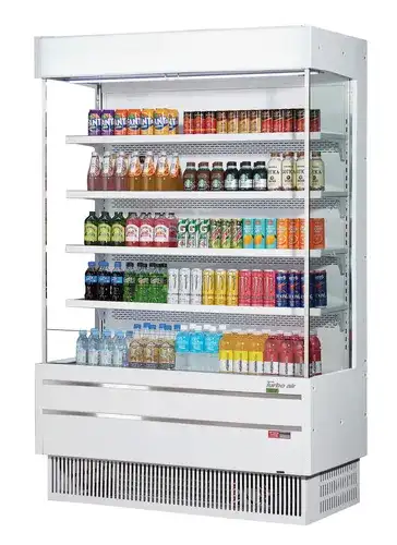 Turbo Air TOM-50SEW(B)-N Merchandiser, Open Refrigerated Display