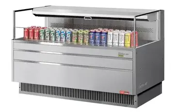 Turbo Air TOM-60L-UF-S-1S-N Merchandiser, Open Refrigerated Display