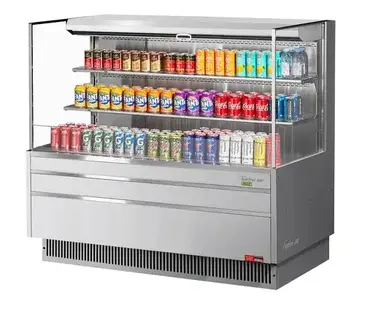 Turbo Air TOM-60L-UF-S-3S-N Merchandiser, Open Refrigerated Display