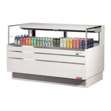 Turbo Air TOM-60L-UFD-W(B)-1S-N Merchandiser, Open Refrigerated Display