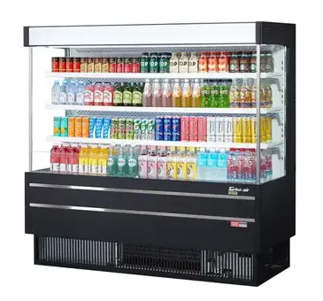 Turbo Air TOM-60MSEW(B)-N Merchandiser, Open Refrigerated Display