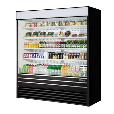 Turbo Air TOM-72EB-N Merchandiser, Open Refrigerated Display