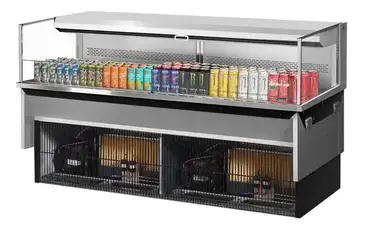 Turbo Air TOM-72L-UF-S-1SI-N Display Case, Refrigerated, Drop In