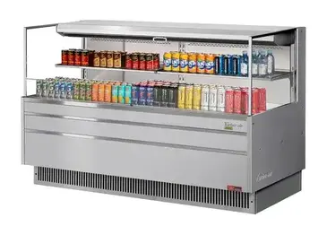 Turbo Air TOM-72L-UF-S-2S-N Merchandiser, Open Refrigerated Display