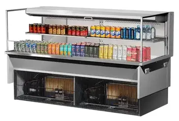 Turbo Air TOM-72L-UF-S-2SI-N Display Case, Refrigerated, Drop In