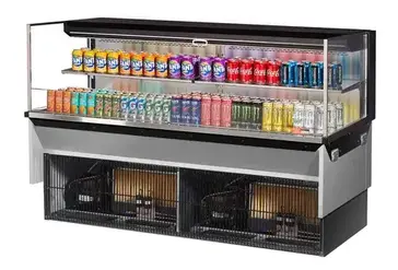 Turbo Air TOM-72L-UF-W(B)-2SI-N Display Case, Refrigerated, Drop In