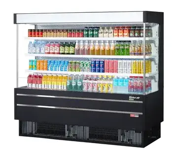 Turbo Air TOM-75MSEW(B)-N Merchandiser, Open Refrigerated Display