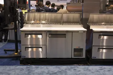 Turbo Air TPR-67SD-D2-N Refrigerated Counter, Pizza Prep Table