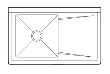 Turbo Air TSA-1-12-R1 Sink, (1) One Compartment