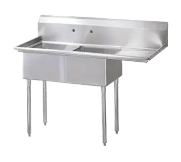 Turbo Air TSA-2-R1 Sink, (2) Two Compartment