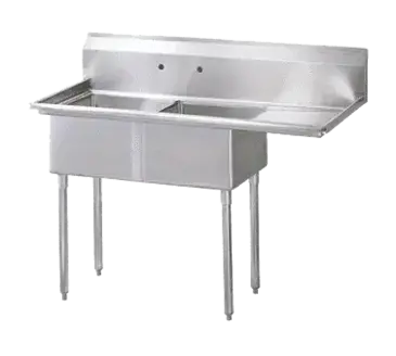 Turbo Air TSA-2-R1 Sink, (2) Two Compartment