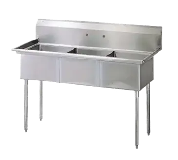 Turbo Air TSA-3-14-N Sink, (3) Three Compartment