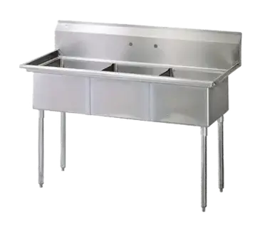 Turbo Air TSA-3-N Sink, (3) Three Compartment