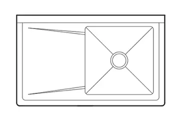 Turbo Air TSB-1-L2 Sink, (1) One Compartment